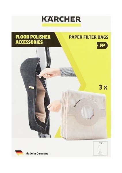 Kağıt Filtre Torbası (Yedek Filtre Torbaları, 3 Adet, Fp 303 Çekirdekleri Için) fiyatları