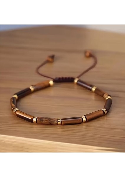 Kaplan Gözü Doğal Taş Bileklik