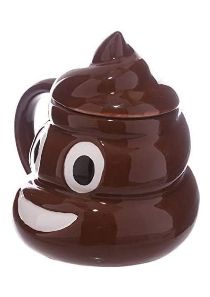 Poo Kaka Emoji Kupa Bardak Tasarım Kupa Dekoratif Hediyelik