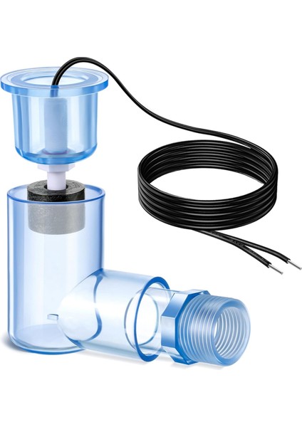 Ss2 Şamandıra Anahtarı L Şekli 1 Paket 3/4 Inç Adaptörü ve Hvac Tahliye Tavası Kondensat Çıkışı Için 6ft Tel Şamandıra Anahtarı (Yurt Dışından)