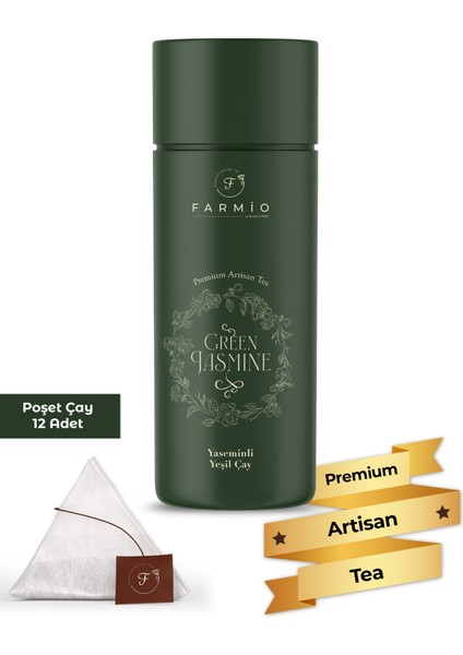Green Jasmıne – 12 Poşet - Yaseminli Yeşil Çay
