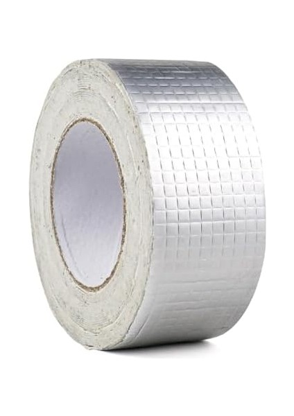 Butil Bant Su Geçirmez Bant Alüminyum Folyo Bant Bant 2 "(G) x 11.2ft (L) x 1.2mm (T), Tuvaletlerde, Boru Hatlarında, Çatı Çatlaklarında, Karavanlarda, Şemsiyelerde, Pencerelerde, Teknede, Zeminlerde,