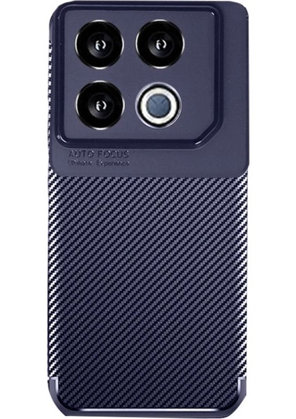 Infinix Gt 20 Pro Kılıf Auto Focus Karbon Kapak - Lacivert