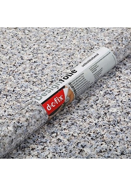 Peel And Stick Temas Kağıdı Gri Granit Taş Görünümlü Kendinden Yapışkanlı Film Su Geçirmez ve Duvar Kağıdı Mutfak, Tezgah, Dolaplar Için Dekoratif 45 cm x 199 cm modelleri