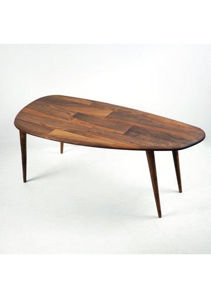 Ercol Tarzı Ahşap Orta Sehpa Modern Oturma Odası Dekorasyonu