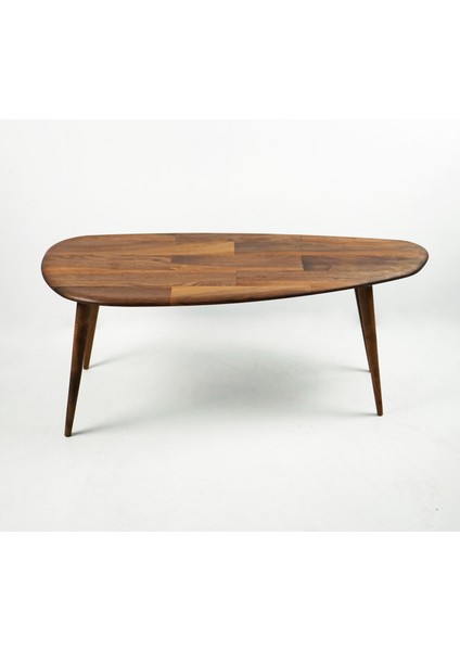 Ercol Tarzı Ahşap Orta Sehpa Modern Oturma Odası Dekorasyonu