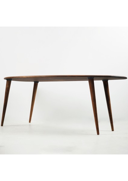 Ercol Tarzı Ahşap Orta Sehpa Modern Oturma Odası Dekorasyonu