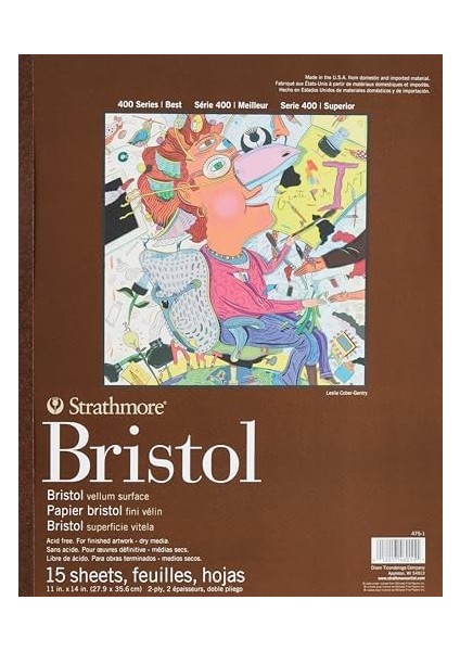 400 Serisi Bristol, 2 Katmanlı Parşömen Kağıdı, 27,9 x 35,6 Cm, Ciltli, 15 Yaprak modelleri