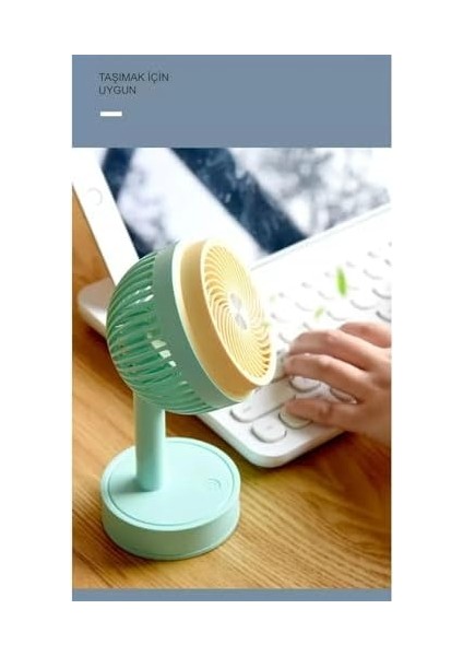 Masa Fanı, Portatif Fan, Şarjlı Masa ve El Fan Taşınabilir Şarjlı Edilebilir Mini El Fan VK-YS898812 SKY-1908789997 modelleri