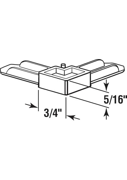 MP7728 – 50 Screen Çerçeve Köşe, 5/16 x 3/4 Inç, Bronz Plastik, 50 Adet fiyatları