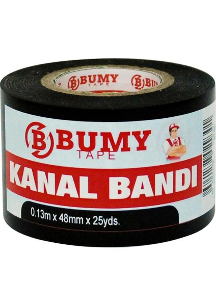 Pvc Kanal Bandı 48 mm x 25 Yds - Siyah fiyatları