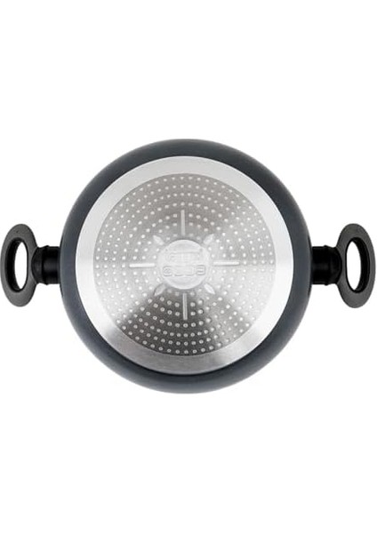 Titanium 26CM Sığ Tencere/gri