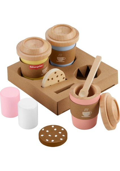 Price Ahşap Kahve Seti