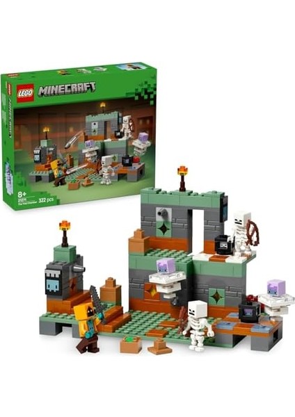 Minecraft Sınama Odası 21271-8 Yaş Üzeri Kız ve Erkek Çocuklar Için Trial Chamber, 2 Iskelet, 2 Esinti ve 1 Shadow Hoodie Minifigürü Içeren Yaratıcı Oyuncak Yapım Seti, Hediye Fikri (322 Parça) fiyatları