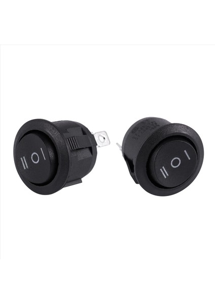 20 x Ac 6A/250V 10A/125V 3 Pın Spdt Açık/kapalı/açık 3 Konum Yuvarlak Tekne Rocker Anahtarı (Yurt Dışından) fiyatları