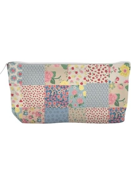 Kanvas Bez Kalemlik, Kalem Kutusu, Cüzdan, Körüklü, Iç Astarlı, 21X10X6CM (Gülistan)