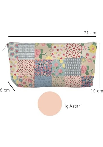 Kanvas Bez Kalemlik, Kalem Kutusu, Cüzdan, Körüklü, Iç Astarlı, 21X10X6CM (Gülistan) fiyatları