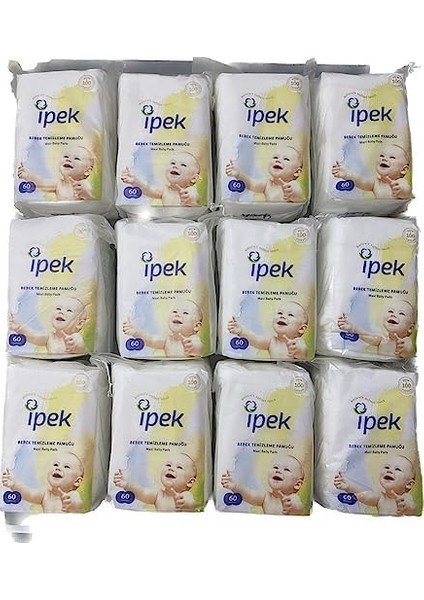 Ipek Bebek Temizleme Pamuğu 720 Adet (12PK*60) fiyatları