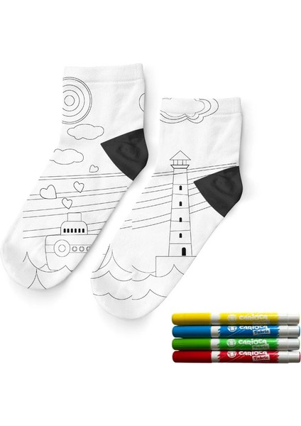 Dijital Baskılı Boyama Çorap fiyatları