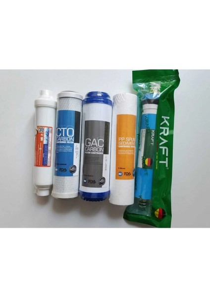 Açık Kasa 5 Li Filtre Set