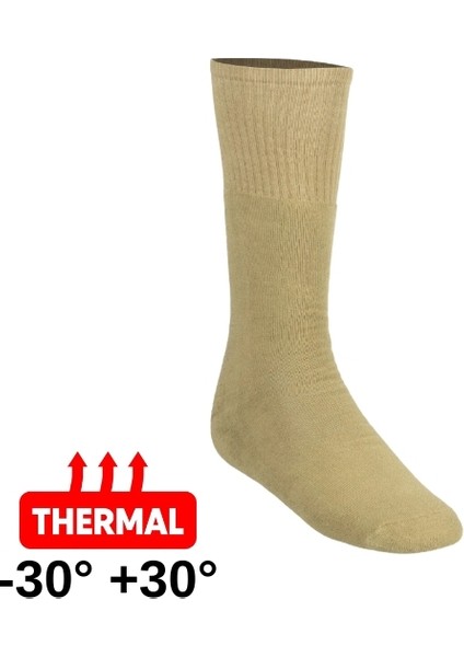 Thermal -30/+30 Derece Içi Havlu Dokuma Terletmez Topuksuz Çorap (35-50 Numara)