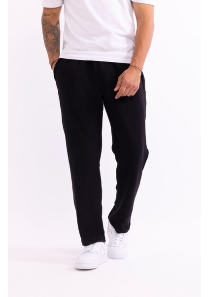 Erkek Baggy Burgu Desen Likralı Rahat Kullanışlı Pantolon fiyatları