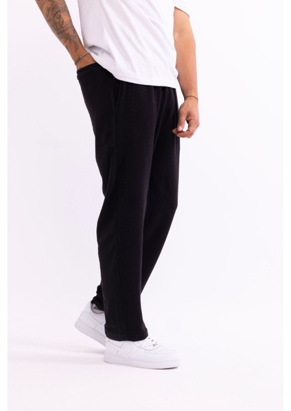 Erkek Baggy Burgu Desen Likralı Rahat Kullanışlı Pantolon modelleri