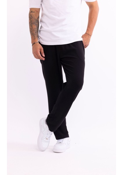 Erkek Baggy Burgu Desen Likralı Rahat Kullanışlı Pantolon fırsatları