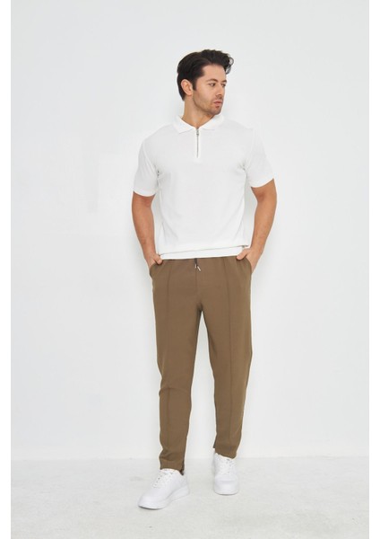 Erkek Yazlık Rahat ve Trend Polo Yaka ve Dikey Fermuarlı Klasik Kısa Kollu Kazak modelleri