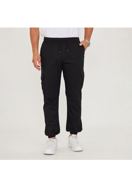 Erkek Kargo Cep Bel Paça Lastikli Gabardin Pantolon fiyatları