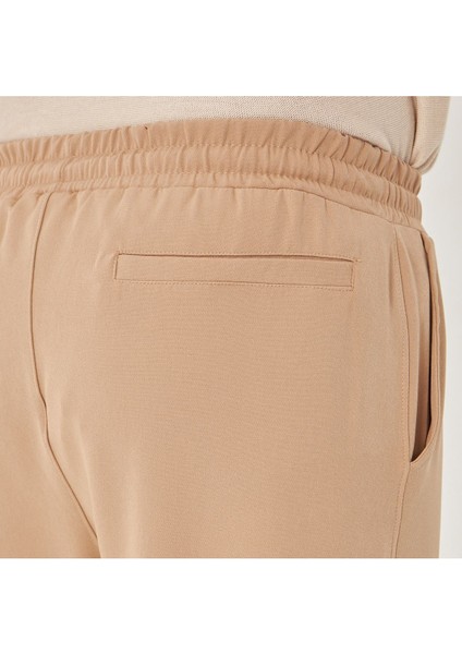 Erkek Çımalı Yandan Cepli Lastikli Bağcıklı Paça Fermuarlı Kullanışlı Slim Fit Jogger fırsatları