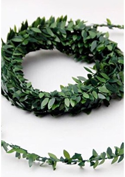 Telli 7 Metre Yaprak Şerit Yapay Taç Sarmaşık Gerçekçi Görünüm ile Dekoratif Kullanım modelleri