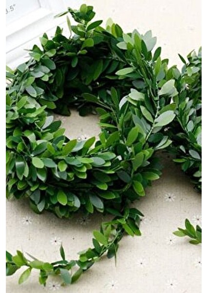 Telli 7 Metre Yaprak Şerit Yapay Taç Sarmaşık Gerçekçi Görünüm ile Dekoratif Kullanım fırsatları