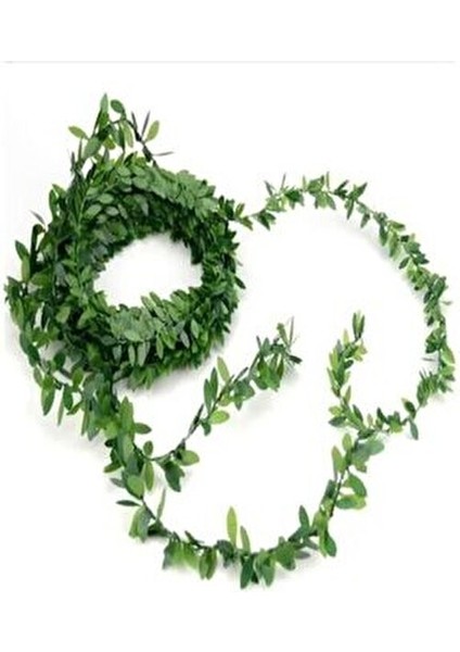 Telli 7 Metre Yaprak Şerit Yapay Taç Sarmaşık Gerçekçi Görünüm ile Dekoratif Kullanım indirimleri