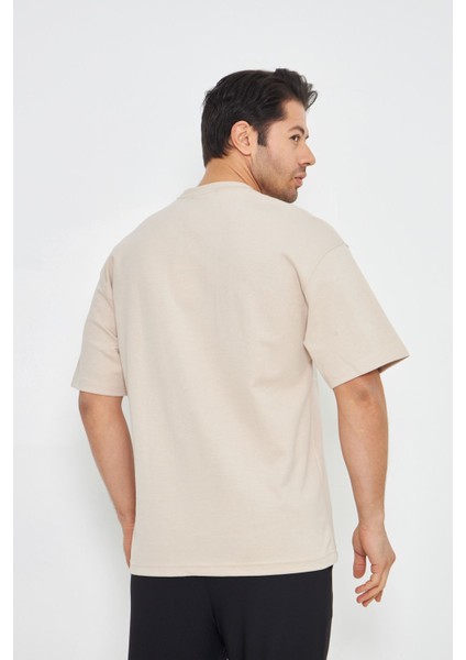 Erkek Bisiklet Yaka Oversize 2 Ip T-Shirt modelleri