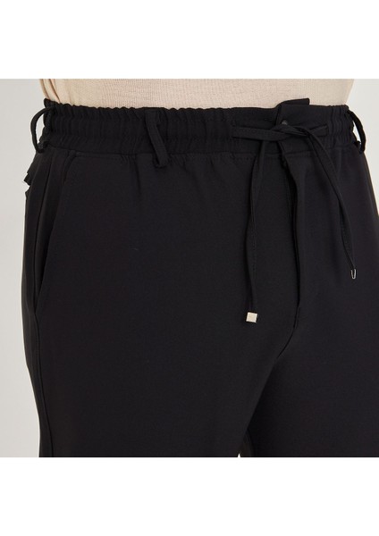 Erkek Bel Kemerli Bağcıklı Düz Paça Dabıl Kumaş Klasik Pantolon modelleri