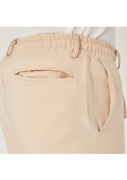 Erkek Bel Kemerli Bağcıklı Düz Paça Dabıl Kumaş Klasik Pantolon indirimleri