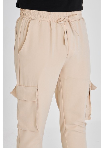 Duble Kumaş Kargo Cep Lastik Paça Pantolon fiyatları
