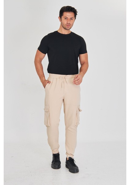 Duble Kumaş Kargo Cep Lastik Paça Pantolon modelleri