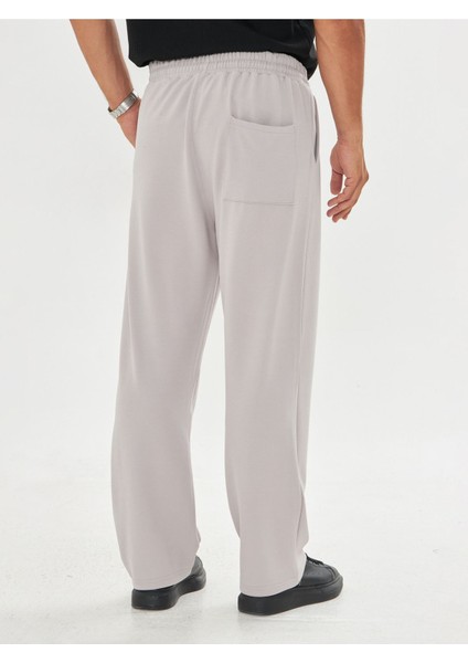 Erkek Baggy Krep Kumaş Bağcıklı Pantolon fırsatları