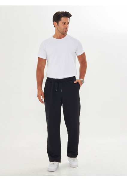 Erkek 2 Ip Baggy Sade Bağcıklı Rahat Eşofman fırsatları