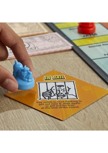 Monopoly Çocuklar, Gençler ve Yetişkinler Için Nakavt Aile Partisi Oyunu | 8 Yaş ve Üzeri | 2-8 Oyuncu | 20 Dakika Ortalama | Hızlı Oynanan Masa Oyunları fiyatları