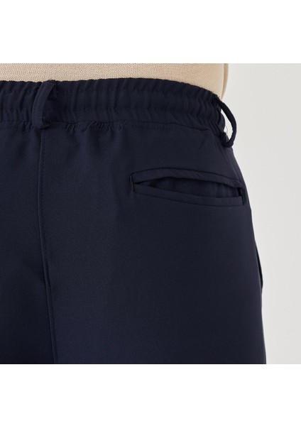 Erkek Bel Kemerli Bağcıklı Düz Paça Dabıl Kumaş Klasik Pantolon fırsatları