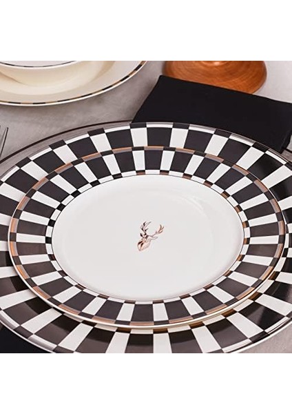 Aries Siyah 24 Parça Yemek Takımı modelleri