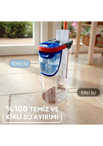 H2PRO%100 Kirli ve Temiz Suyu Ayıran Temizlik Seti & Mikrofiber Mop fiyatları