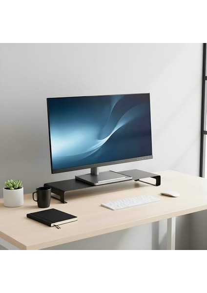 Prexua Riser Masaüstü Monitör Standı - Monitör Yükseltici (Siyah, Large) fiyatları