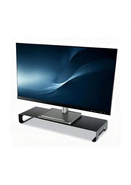 Prexua Riser Masaüstü Monitör Standı - Monitör Yükseltici (Siyah, Large) modelleri