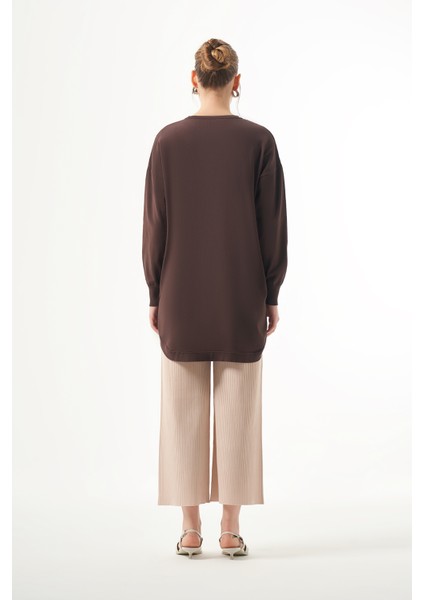Merserize Oval Kesim Tunik 1200 Kahverengi modelleri