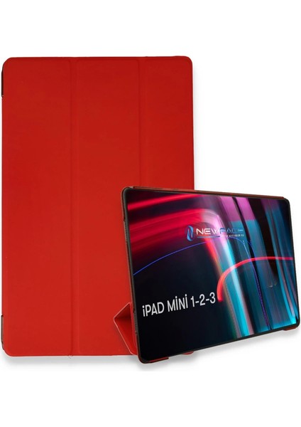 Ipad Mini 3 Kılıf Tablet Smart Kılıf - Kırmızı