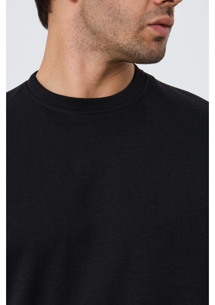 Erkek Bisiklet Yaka Oversize 2 Ip T-Shirt fiyatları